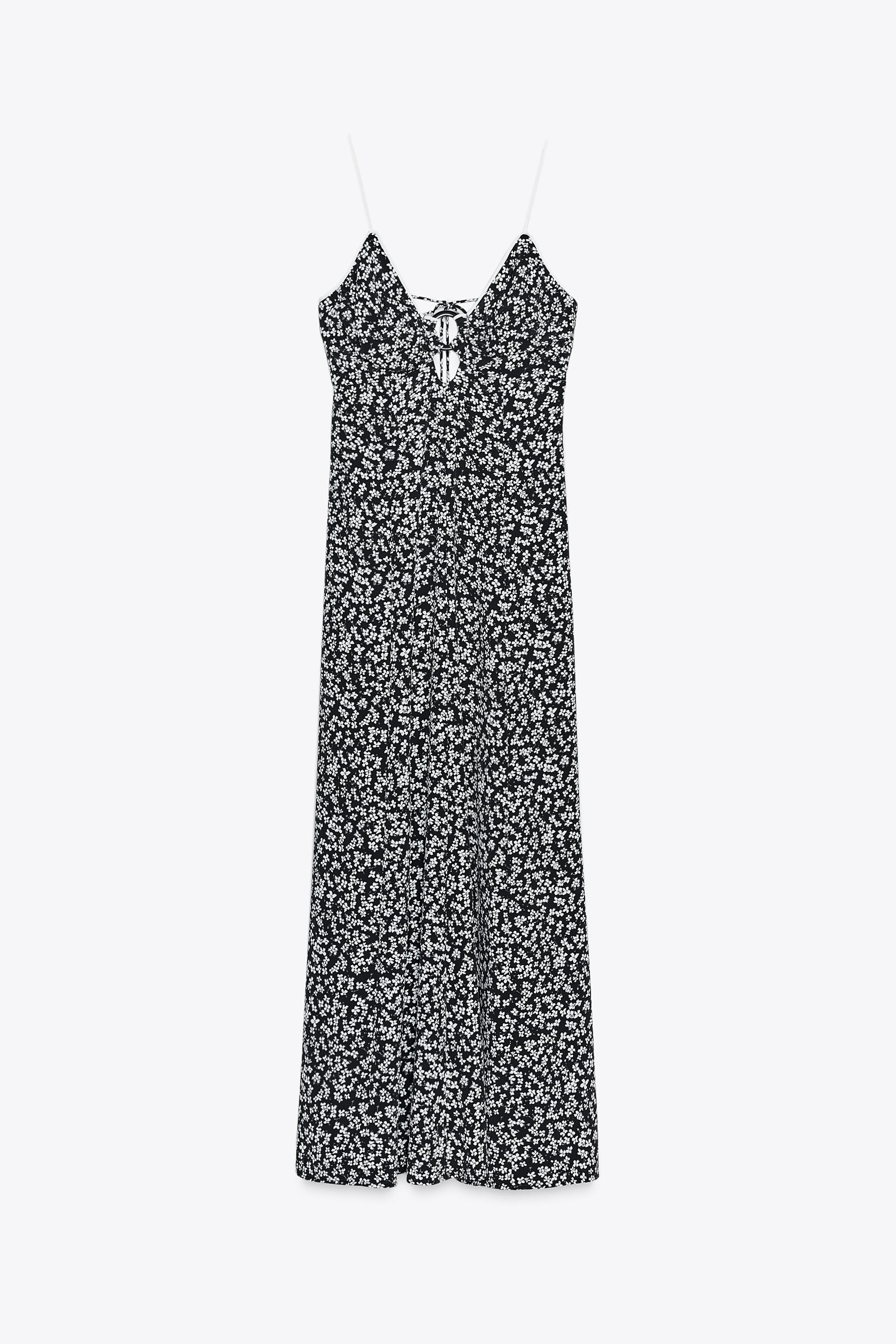 FLORAL PRINT MIDI DRESS